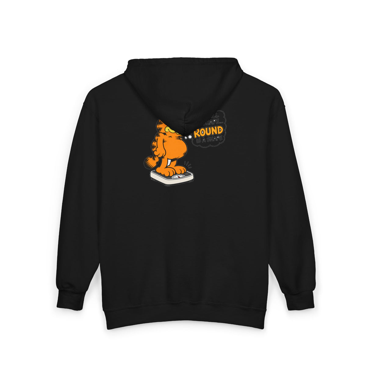 Round Shape Garfield - Full-Zip Hooded Sweatshirt