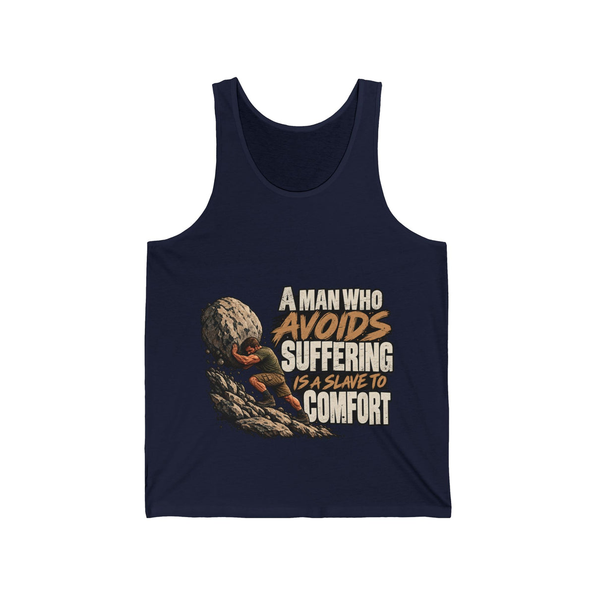 A Man Who Avoids Suffering - Athletic Tank