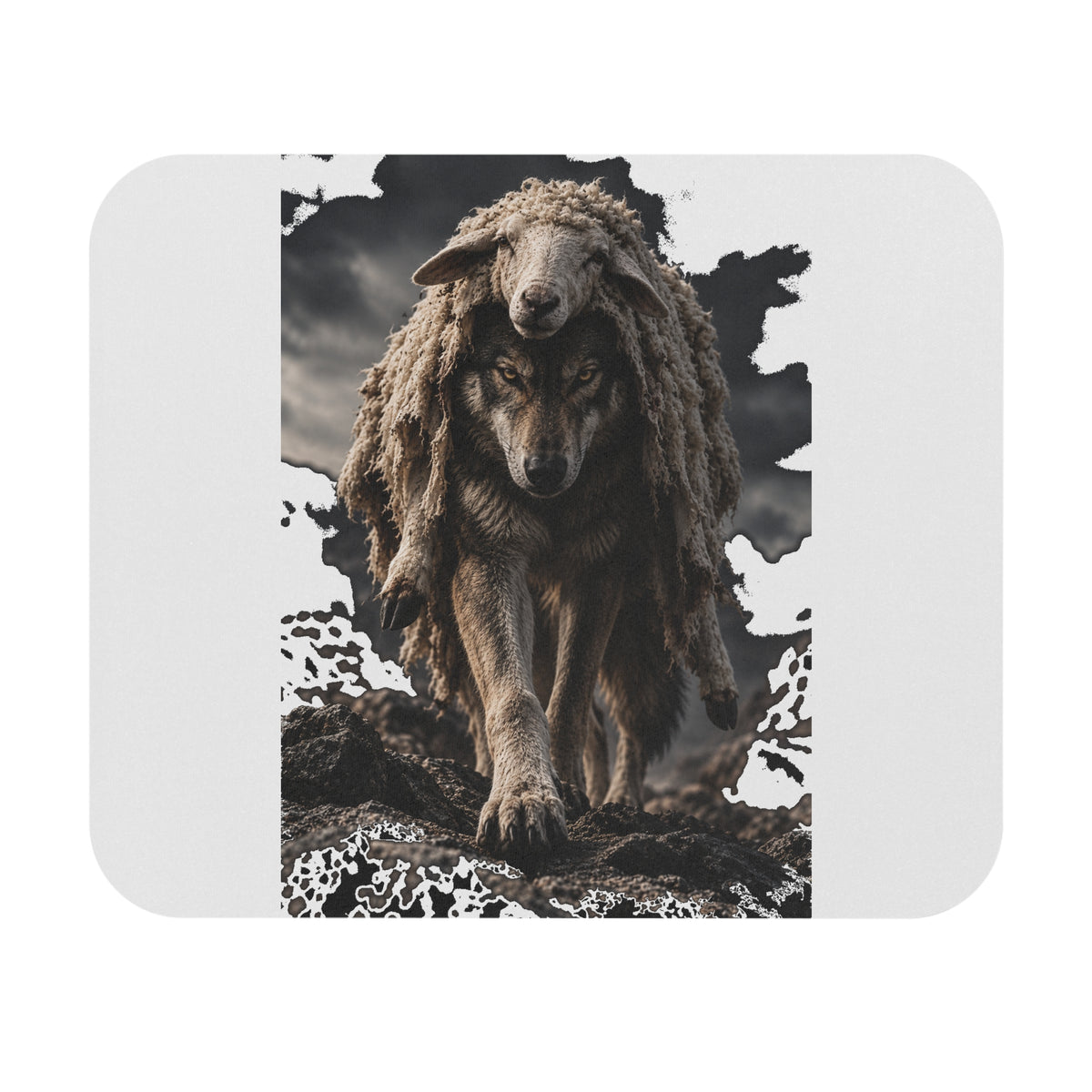 Wolf in Sheep's Clothing - Mouse Pad