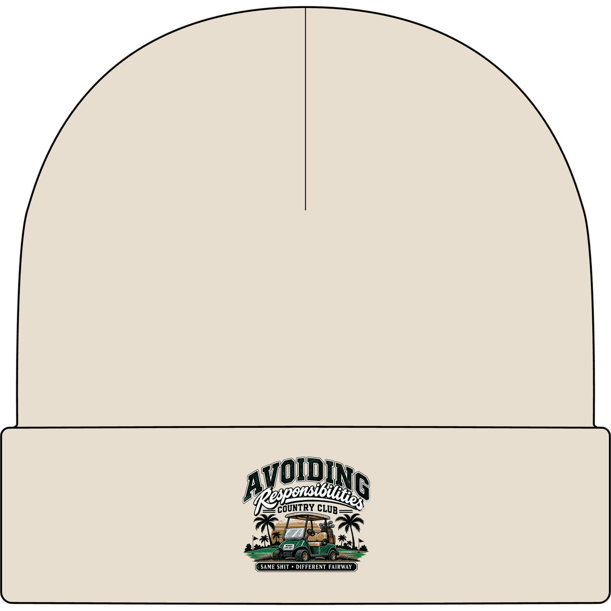 Avoiding Responsibility Country Club - AS Colour 1107 Cuff Beanie