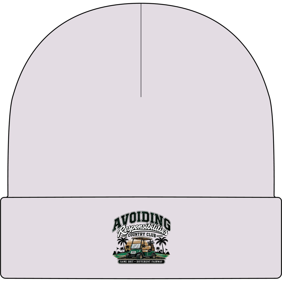 Avoiding Responsibility Country Club - AS Colour 1107 Cuff Beanie