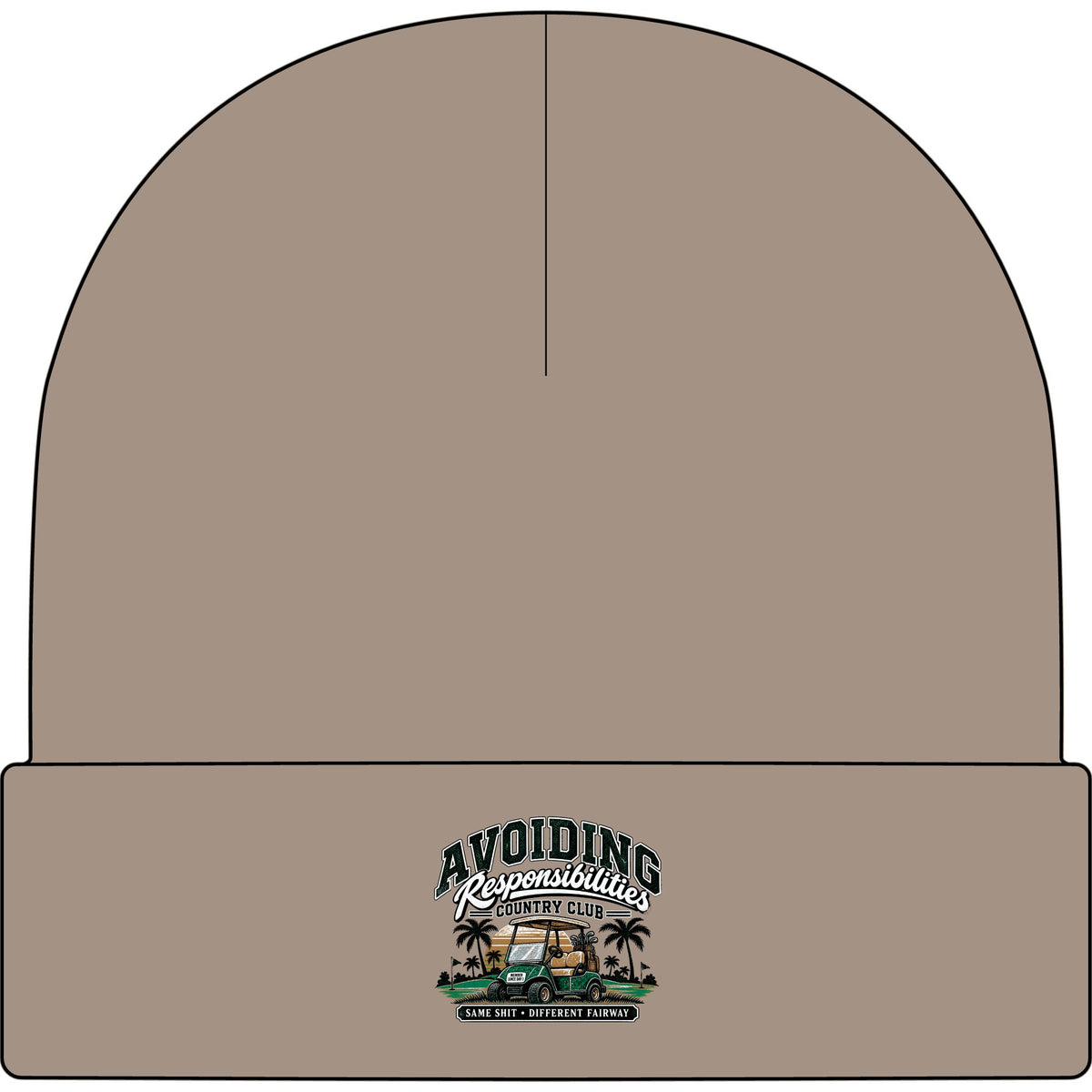 Avoiding Responsibility Country Club - AS Colour 1107 Cuff Beanie