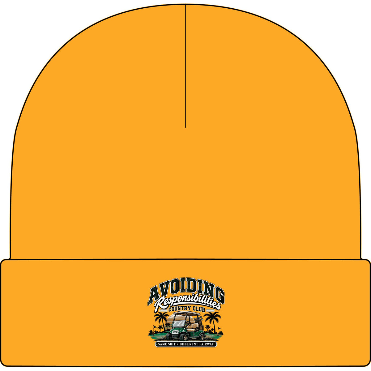 Avoiding Responsibility Country Club - AS Colour 1107 Cuff Beanie
