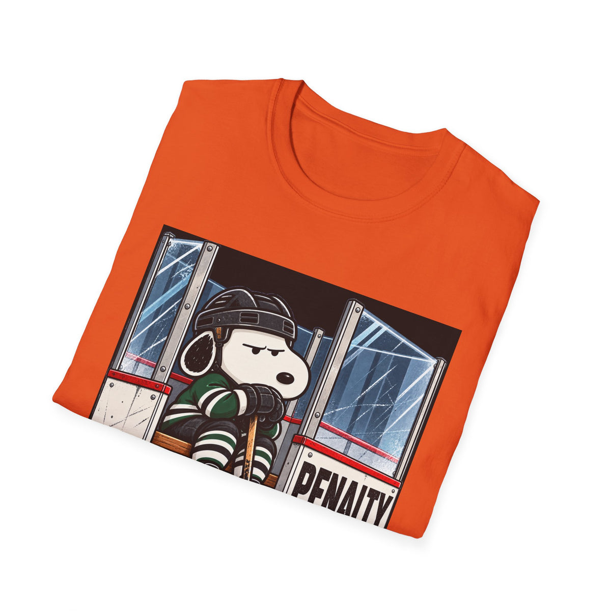 Snoopy Hockey Penalty Box Green - Classic Tee