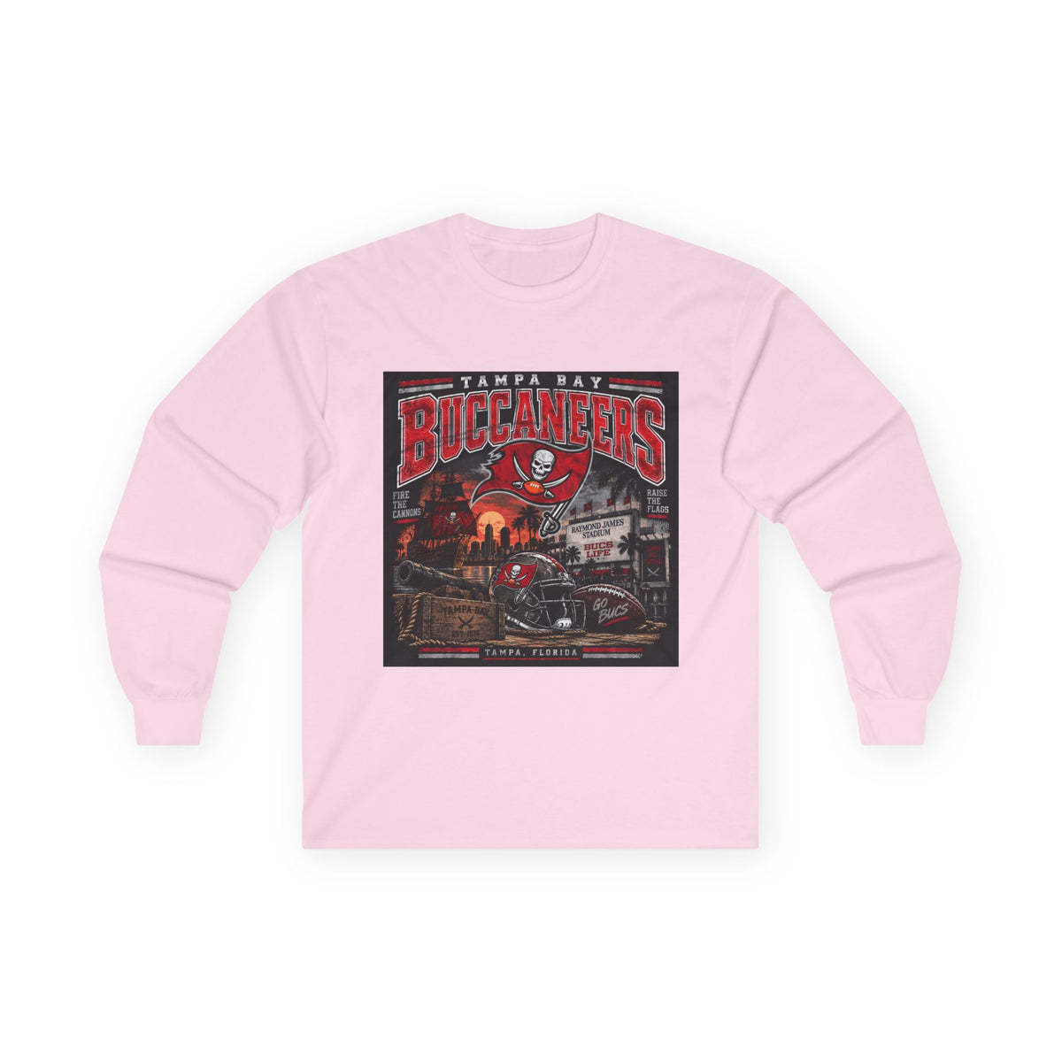 Tampa Bay Buccaneers Pirate Heritage - Unisex Ultra Cotton Long Sleeve Tee