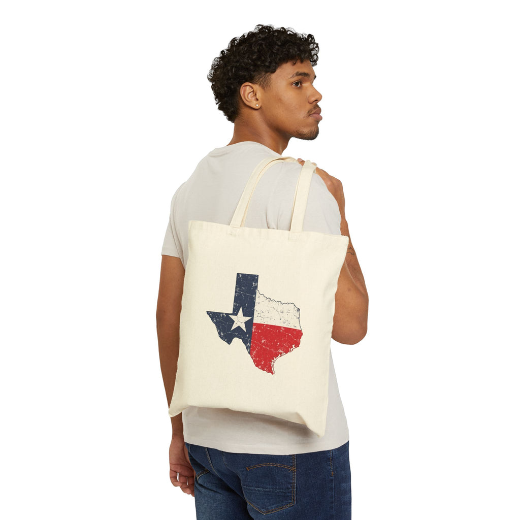 Weathered Texas Flag - Canvas Tote