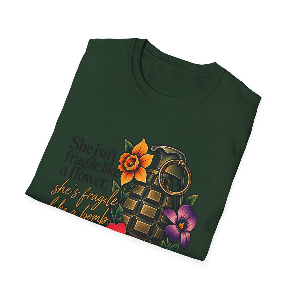 Fragile Like a Bomb - Floral Grenade - Classic Tee