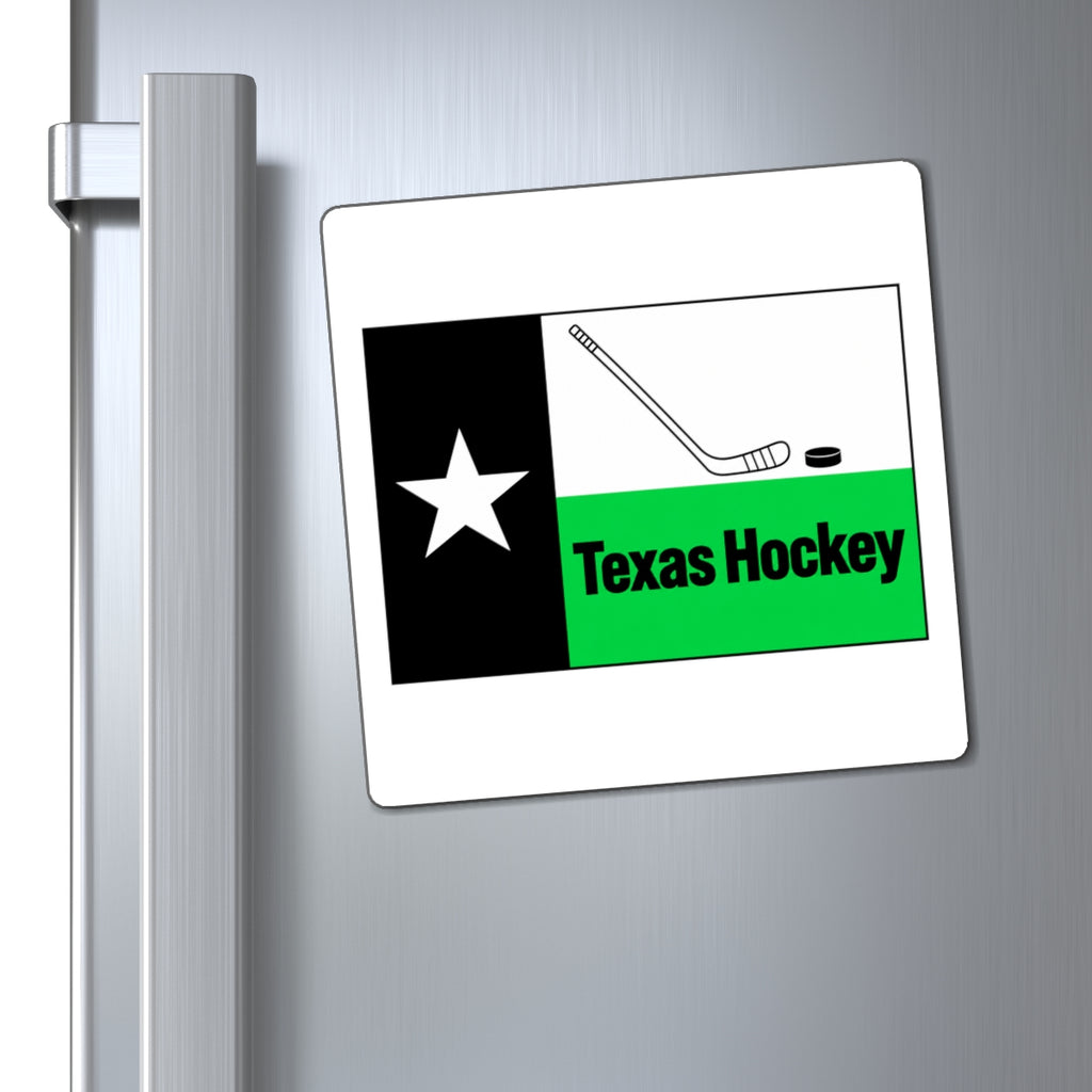 Texas Hockey Flag - Magnet