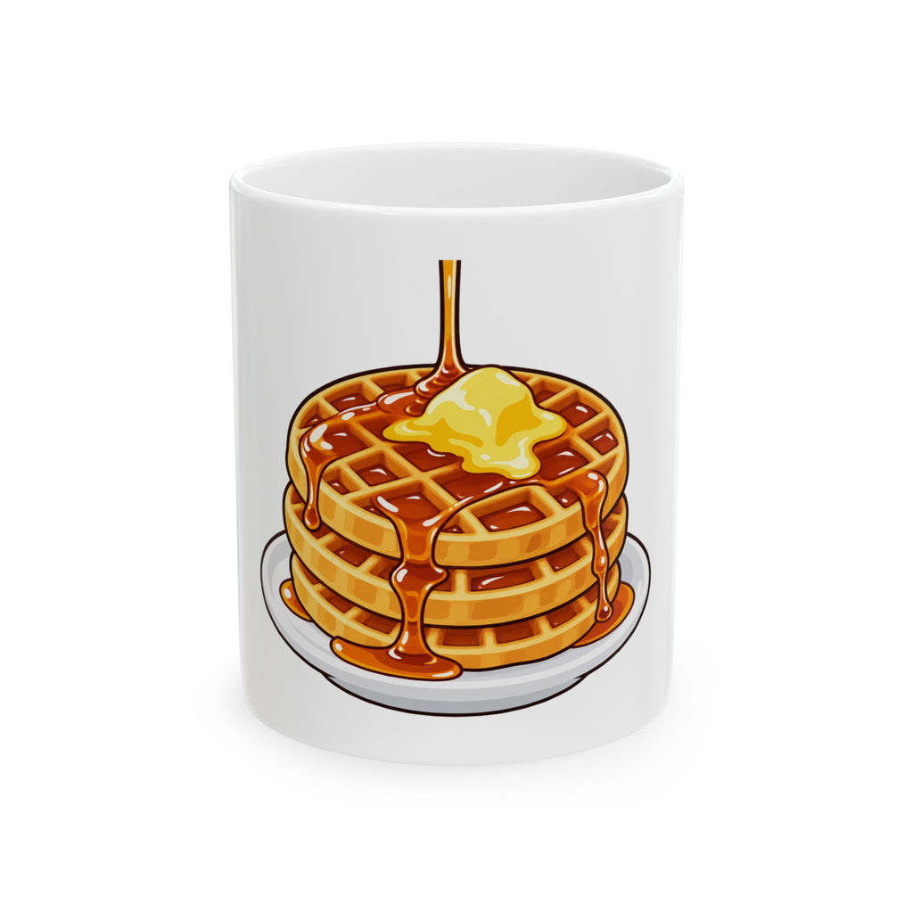 Cartoon Waffles - Ceramic Mug 11oz and 15oz