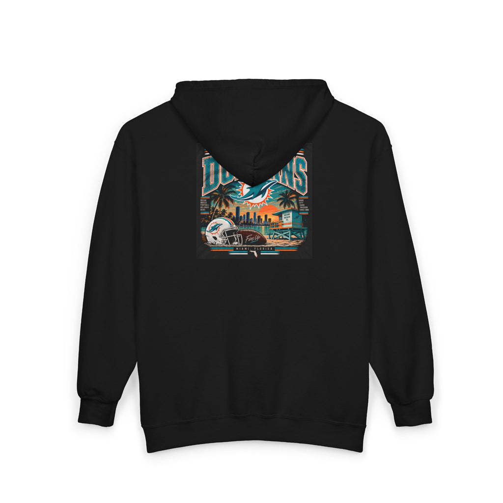 Miami Dolphins - Full-Zip Hooded Sweatshirt