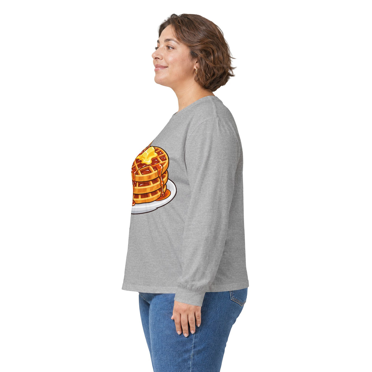 Cartoon Waffles - Unisex Ultra Cotton Long Sleeve Tee