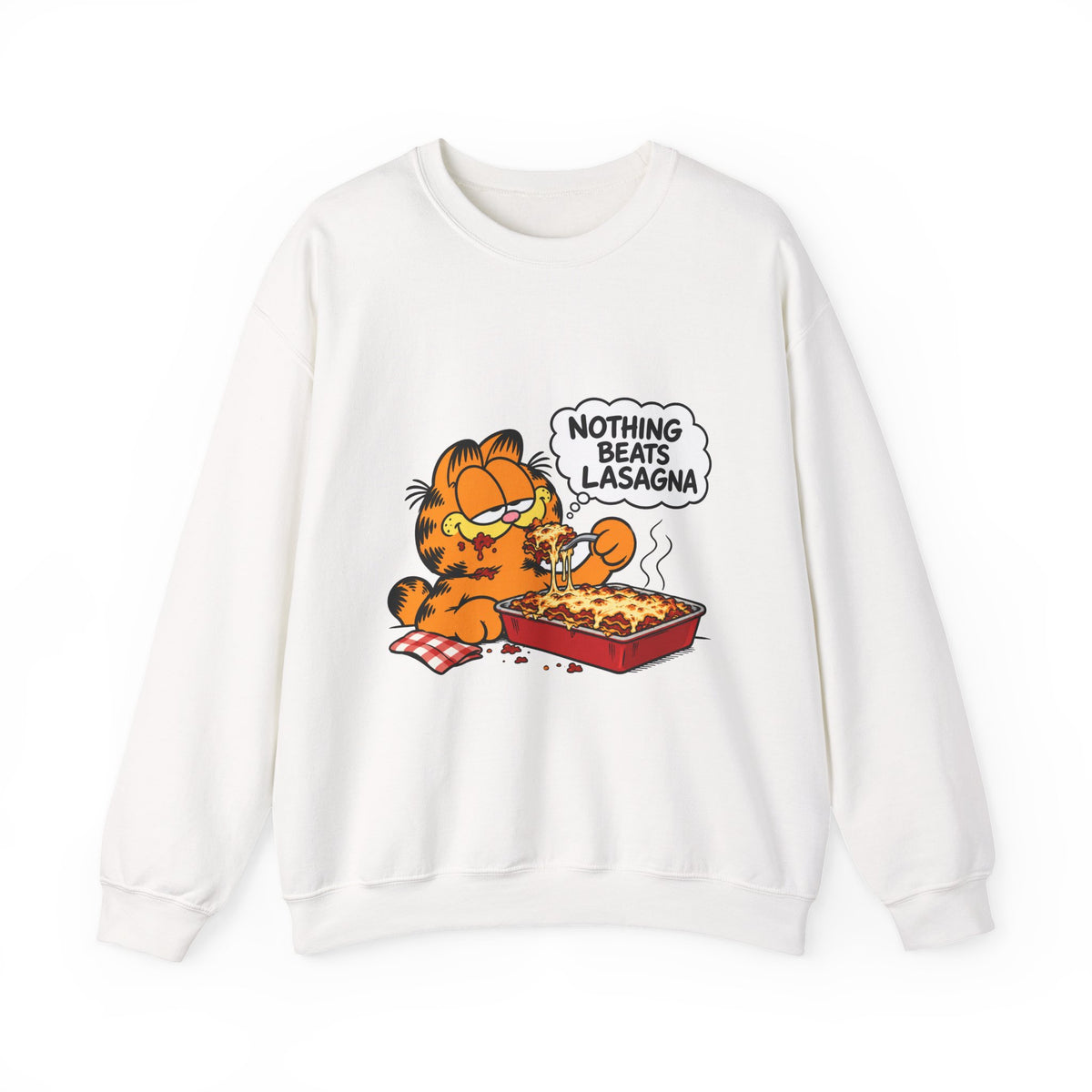Nothing Beats Lasagna - Crewneck Sweatshirt