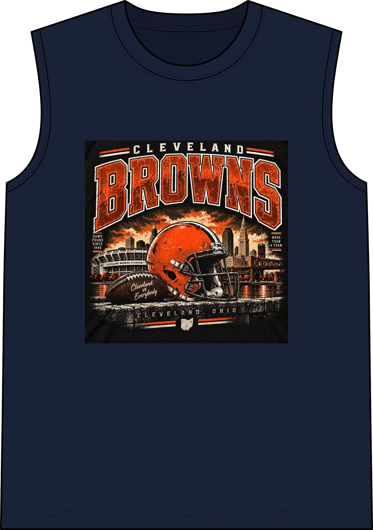 Cleveland Browns Skyline - Classic Tank