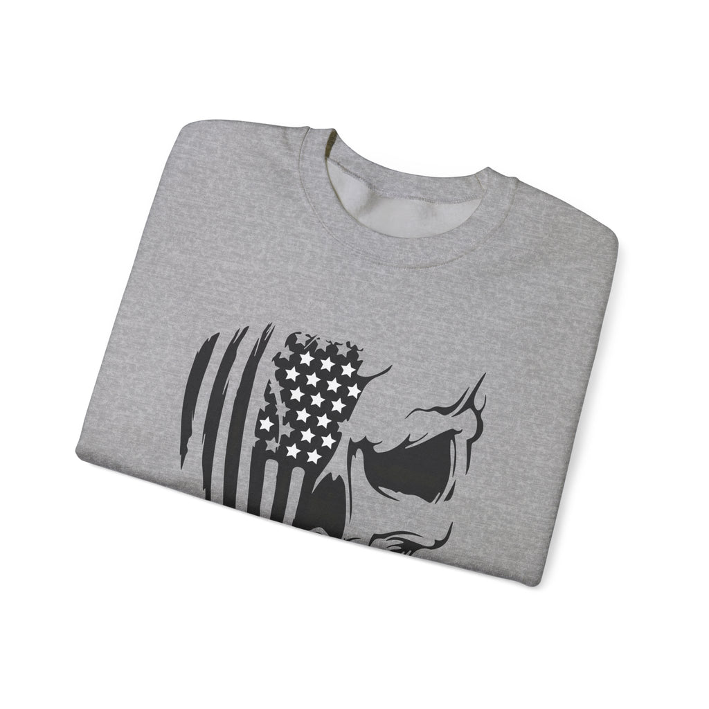 Stars, Stripes & Skulls - Crewneck Sweatshirt