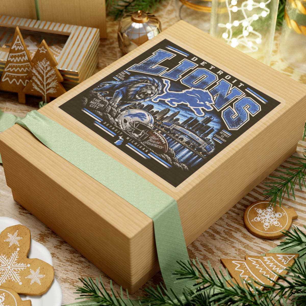 Detroit Lions - Kiss-Cut Sticker