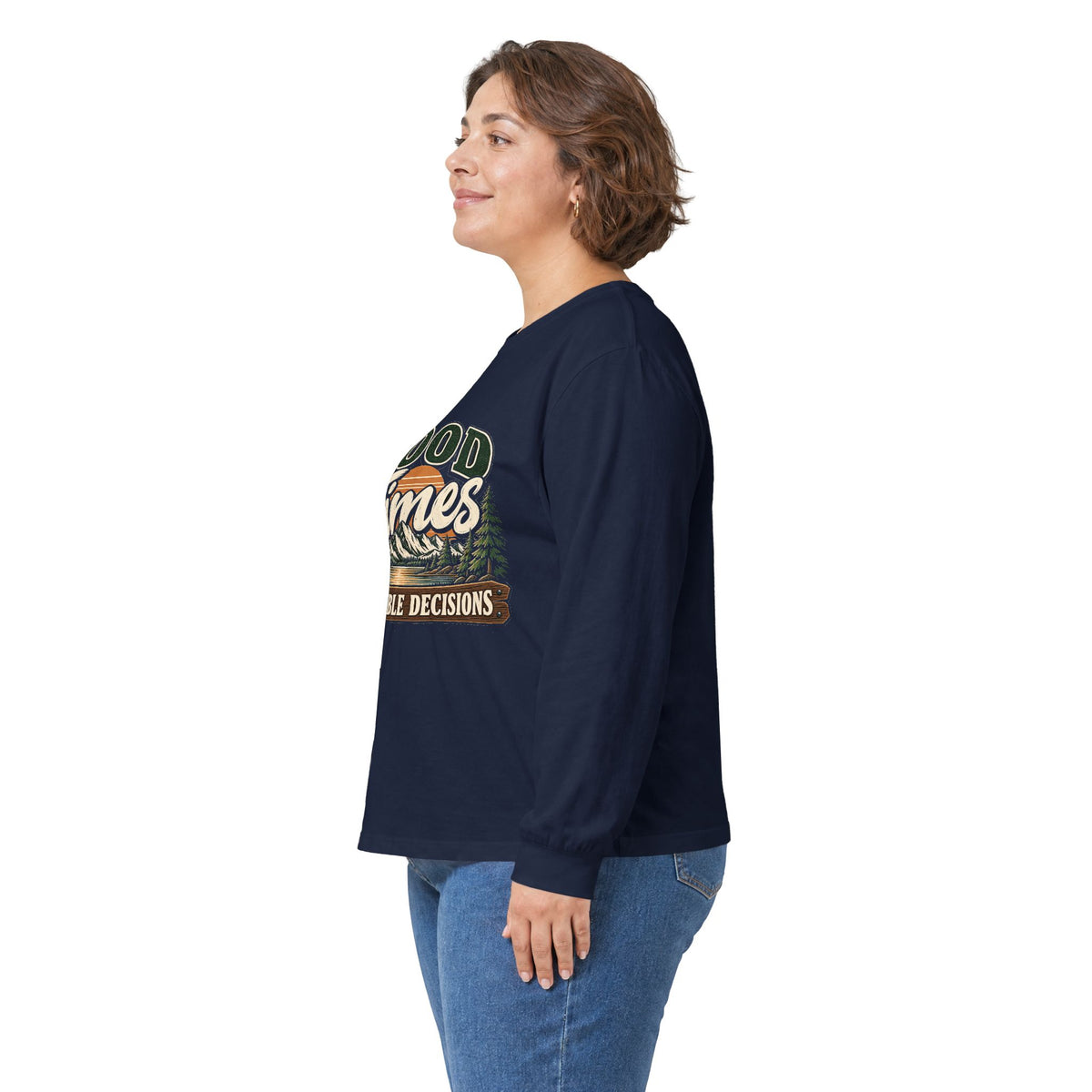 Good Times Questionable Decisions - Unisex Ultra Cotton Long Sleeve Tee