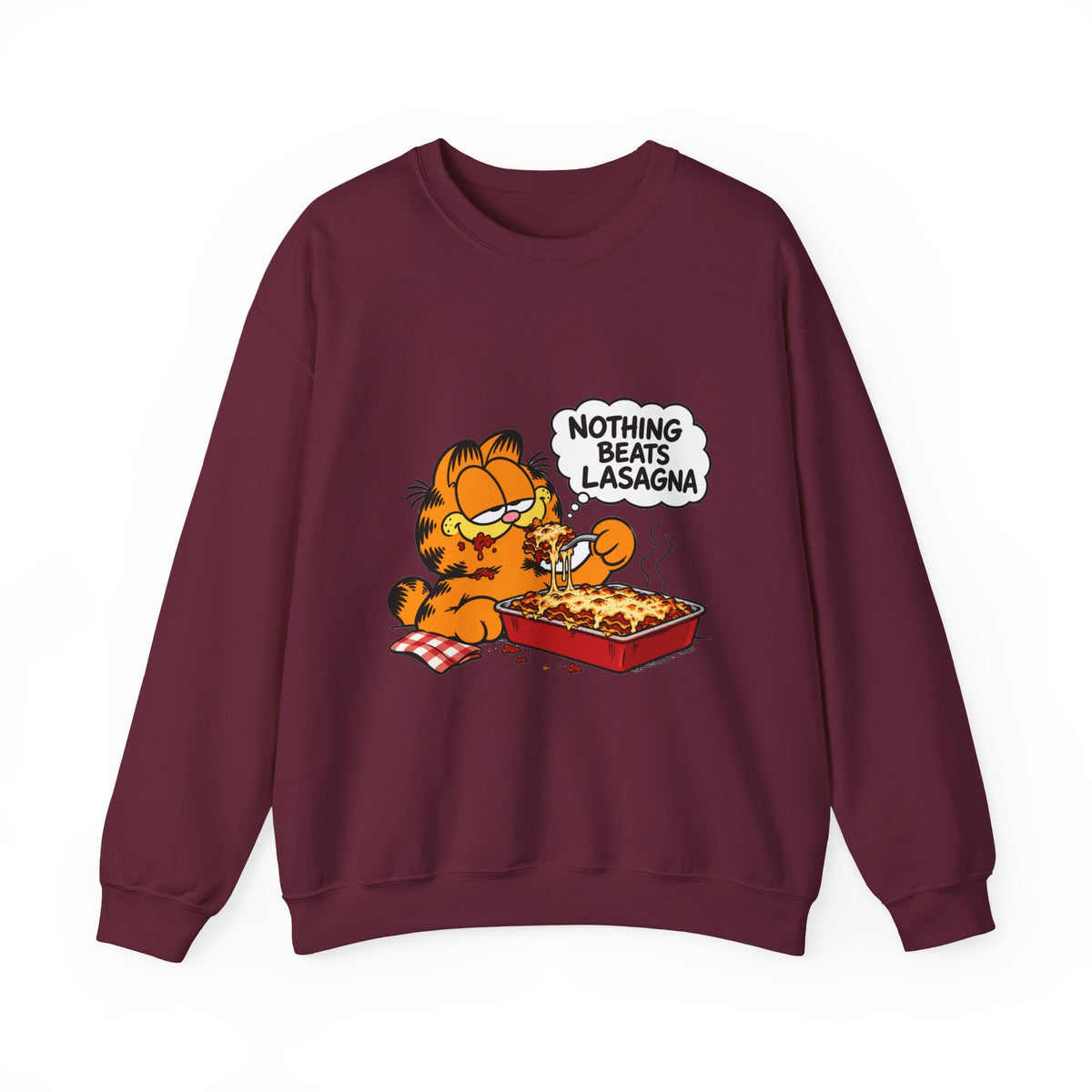 Nothing Beats Lasagna - Crewneck Sweatshirt
