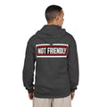 Not Friendly - Service Dog Patch - Full-Zip Hooded Sweatshirt