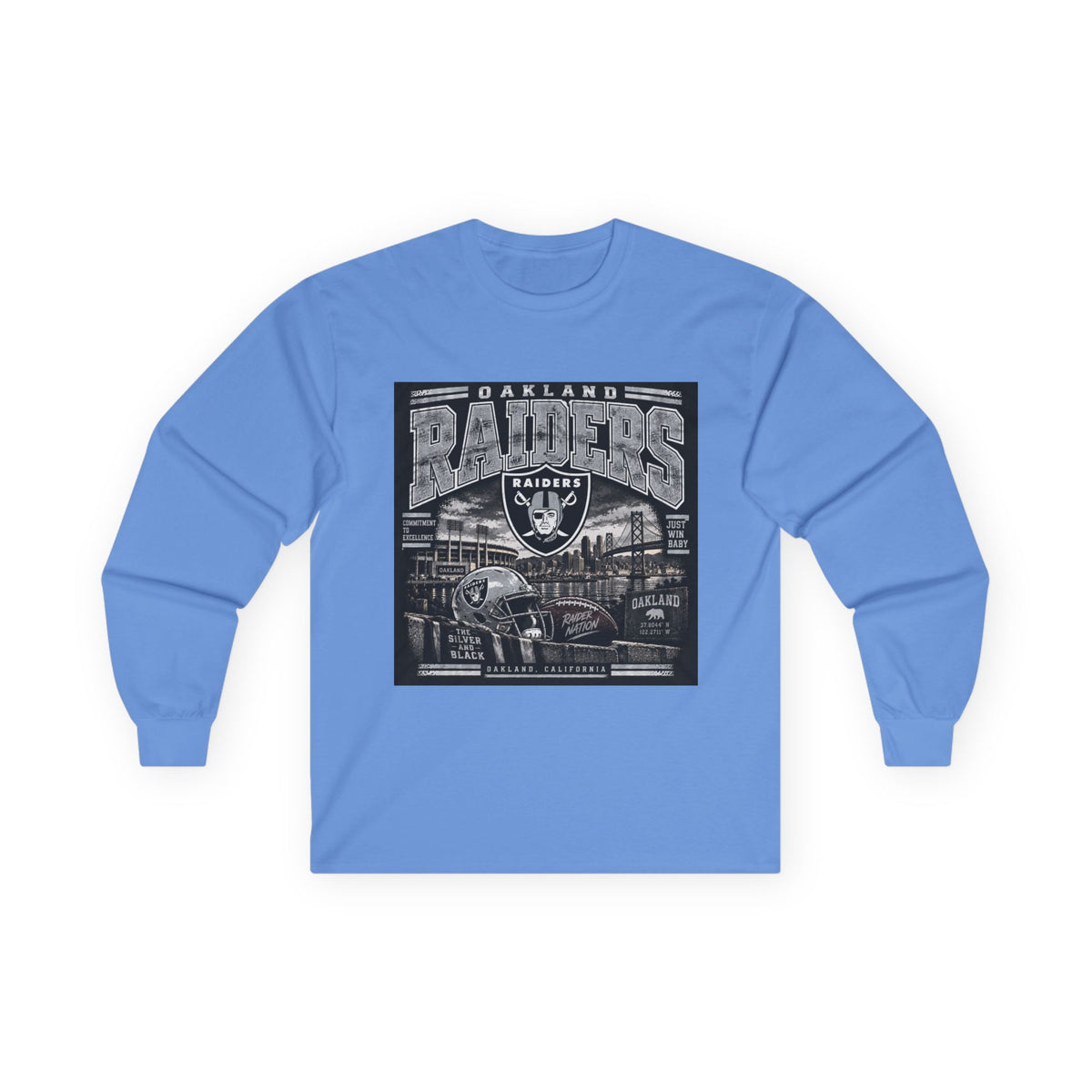 Oakland Raiders Black Heritage - Unisex Ultra Cotton Long Sleeve Tee