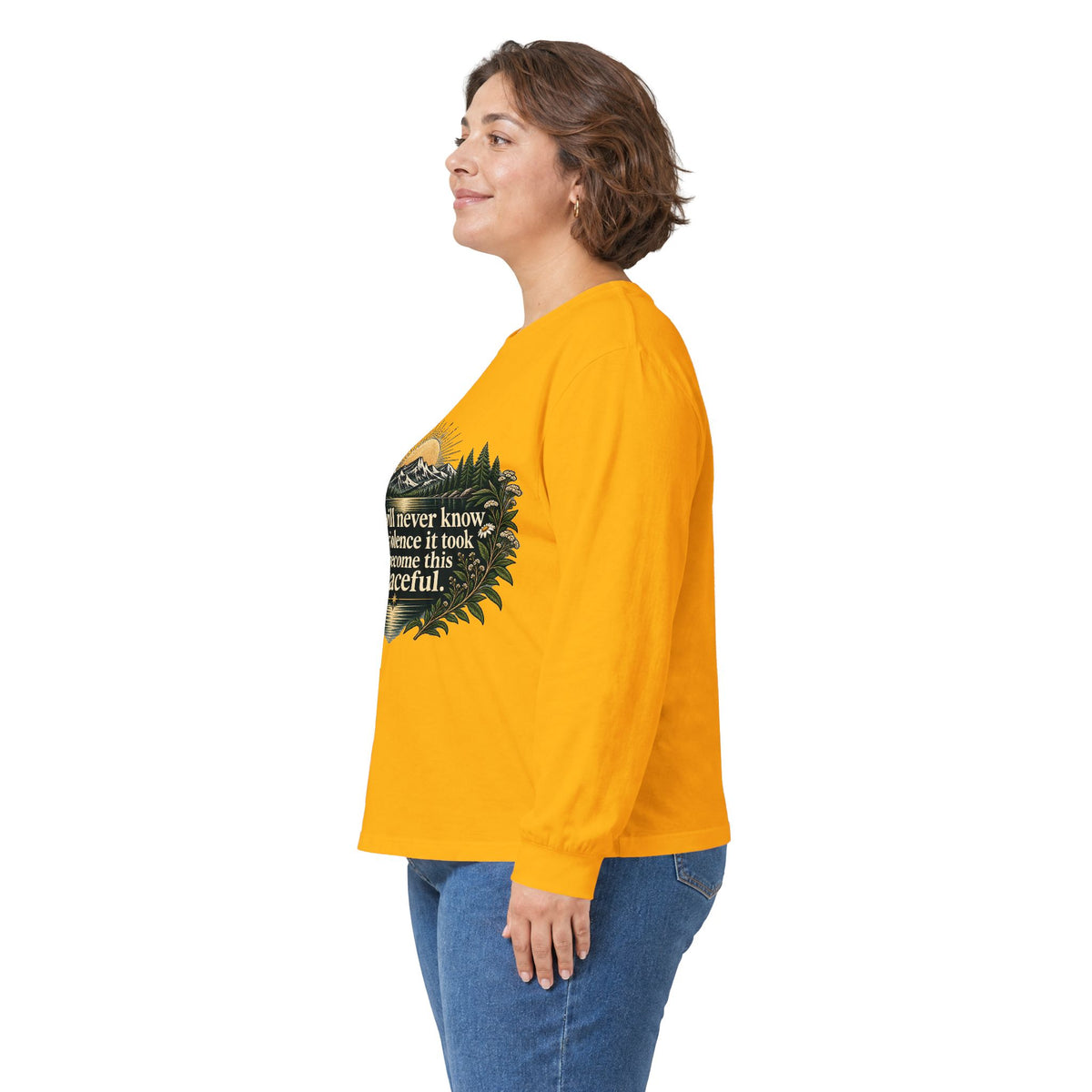 You Will Never Know The Violence It Took To Become This Peaceful - Unisex Ultra Cotton Long Sleeve Tee