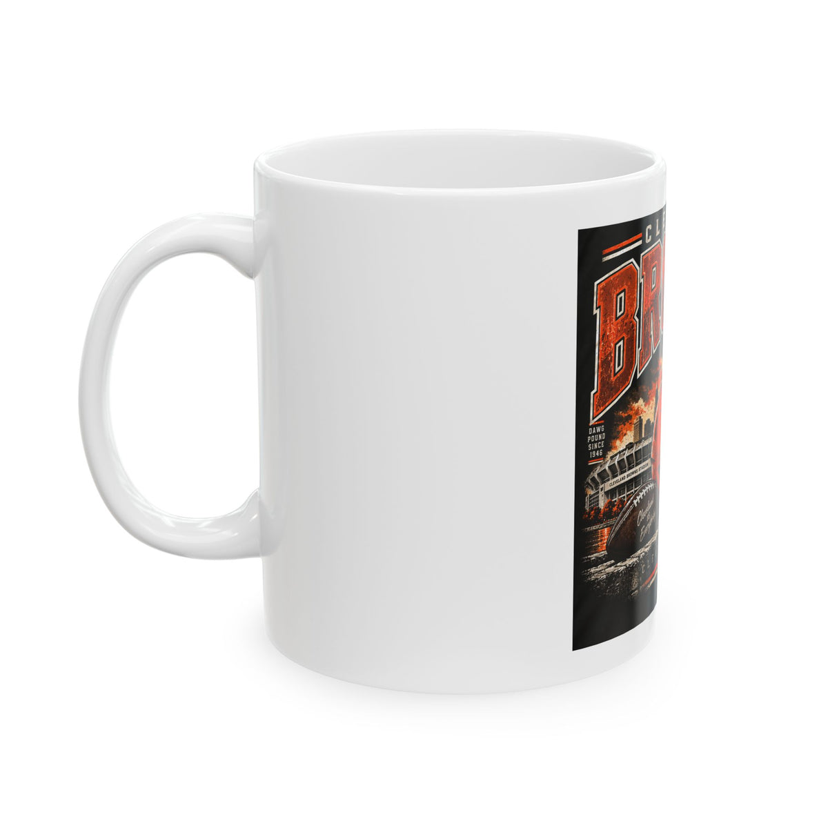 Cleveland Browns Skyline - Ceramic Mug 11oz and 15oz