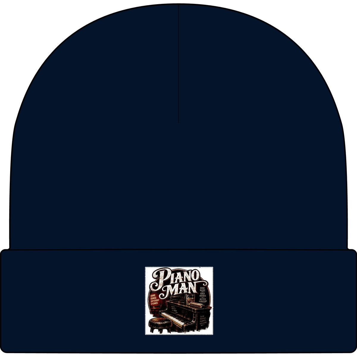Piano Man Retro Bar - AS Colour 1107 Cuff Beanie