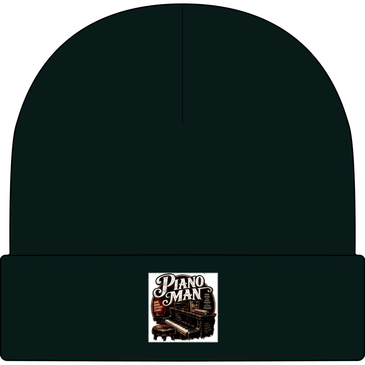 Piano Man Retro Bar - AS Colour 1107 Cuff Beanie