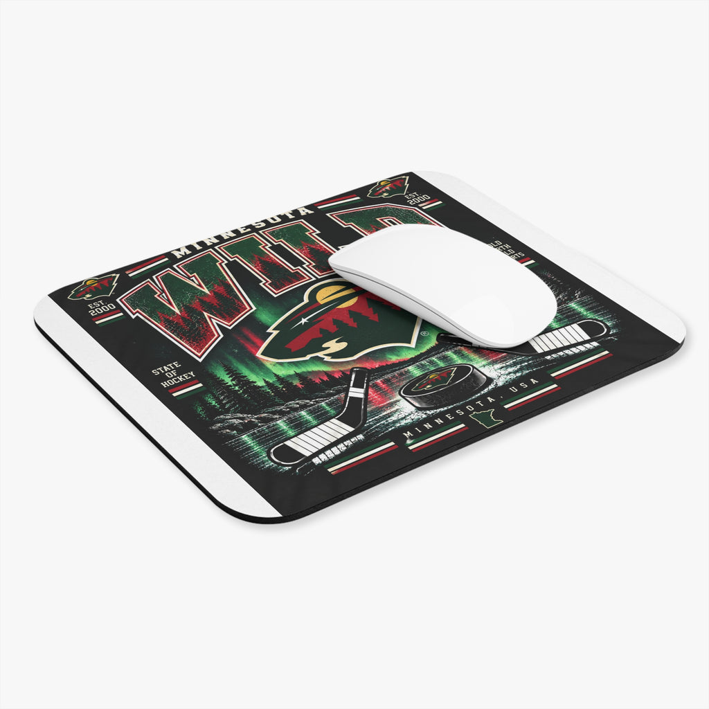 Wild North Hockey Tee - Mouse Pad