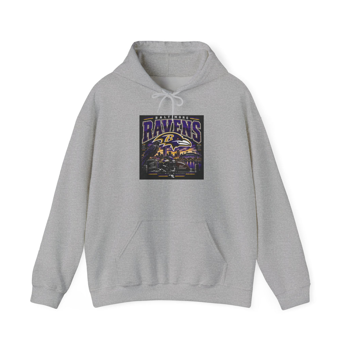 Baltimore Ravens Skyline Tee - Hoodie