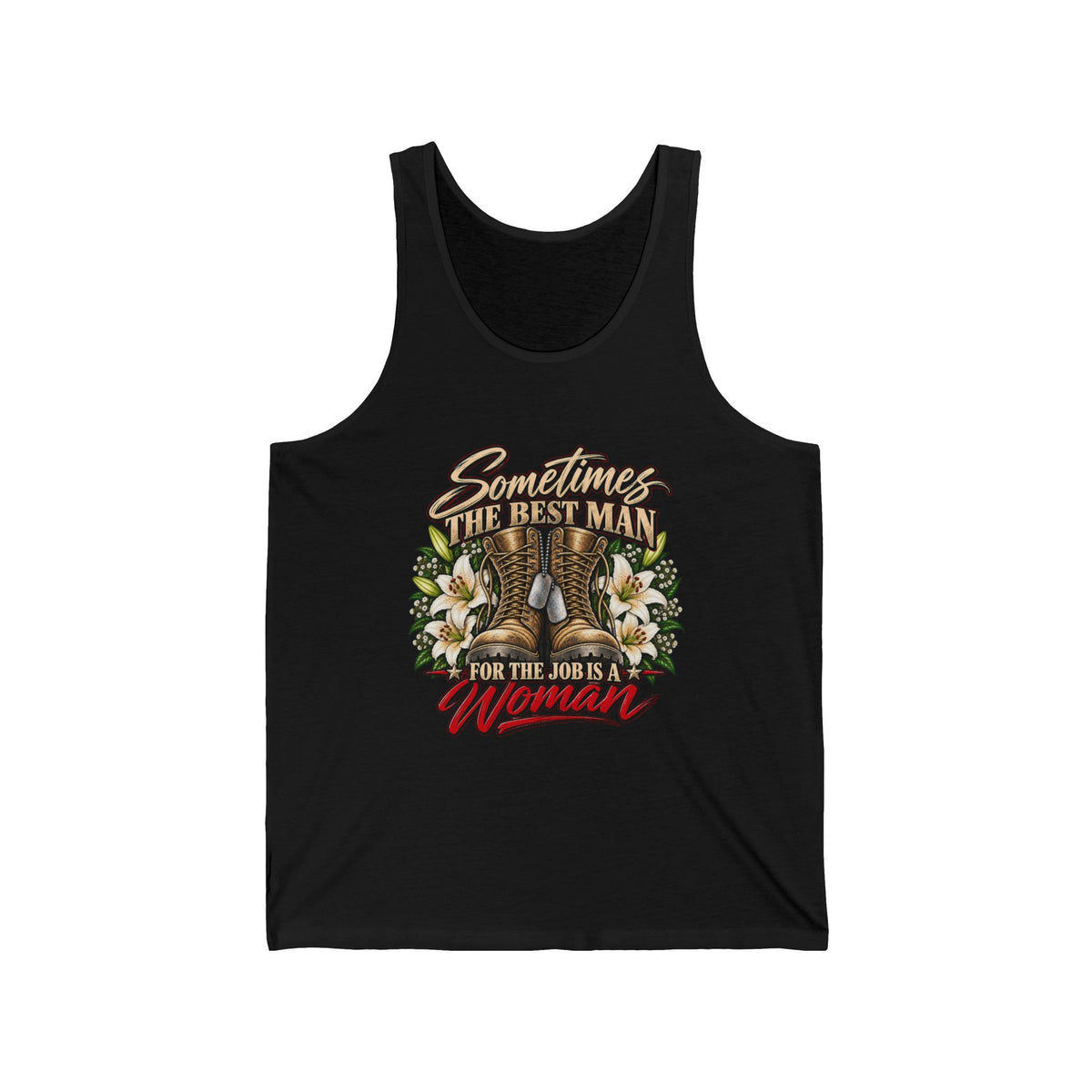Sometimes Best Man Woman - Athletic Tank