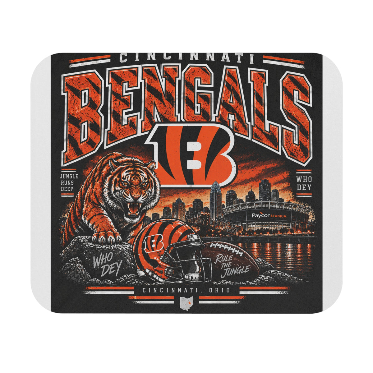 Cincinnati Bengals Jungle Reign - Mouse Pad