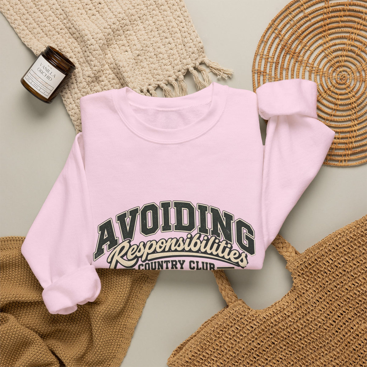 Avoiding Responsibility Country Club - Crewneck Sweatshirt