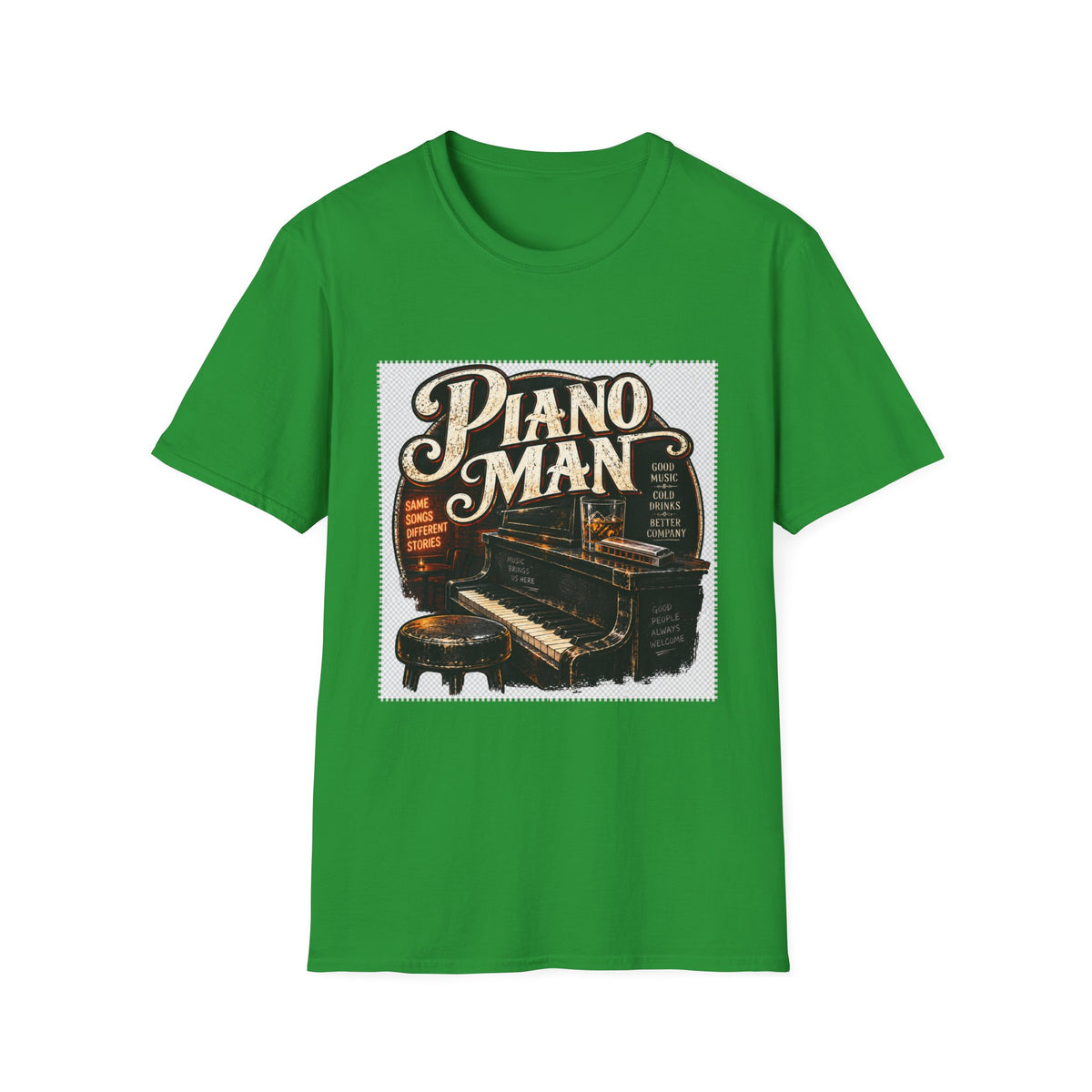Piano Man Retro Bar - Classic Tee