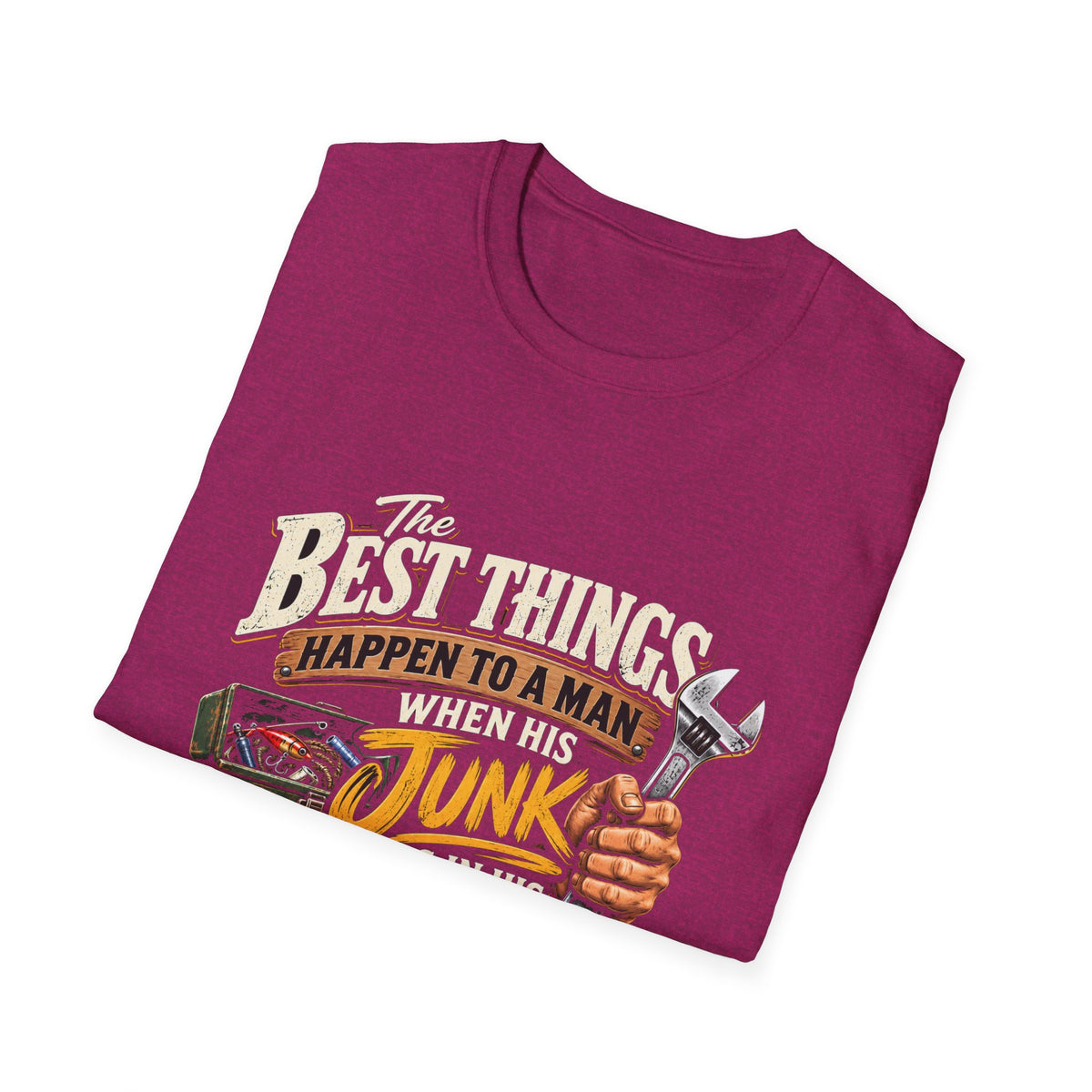 Best Things Happen in a Man's Hand - Classic Tee