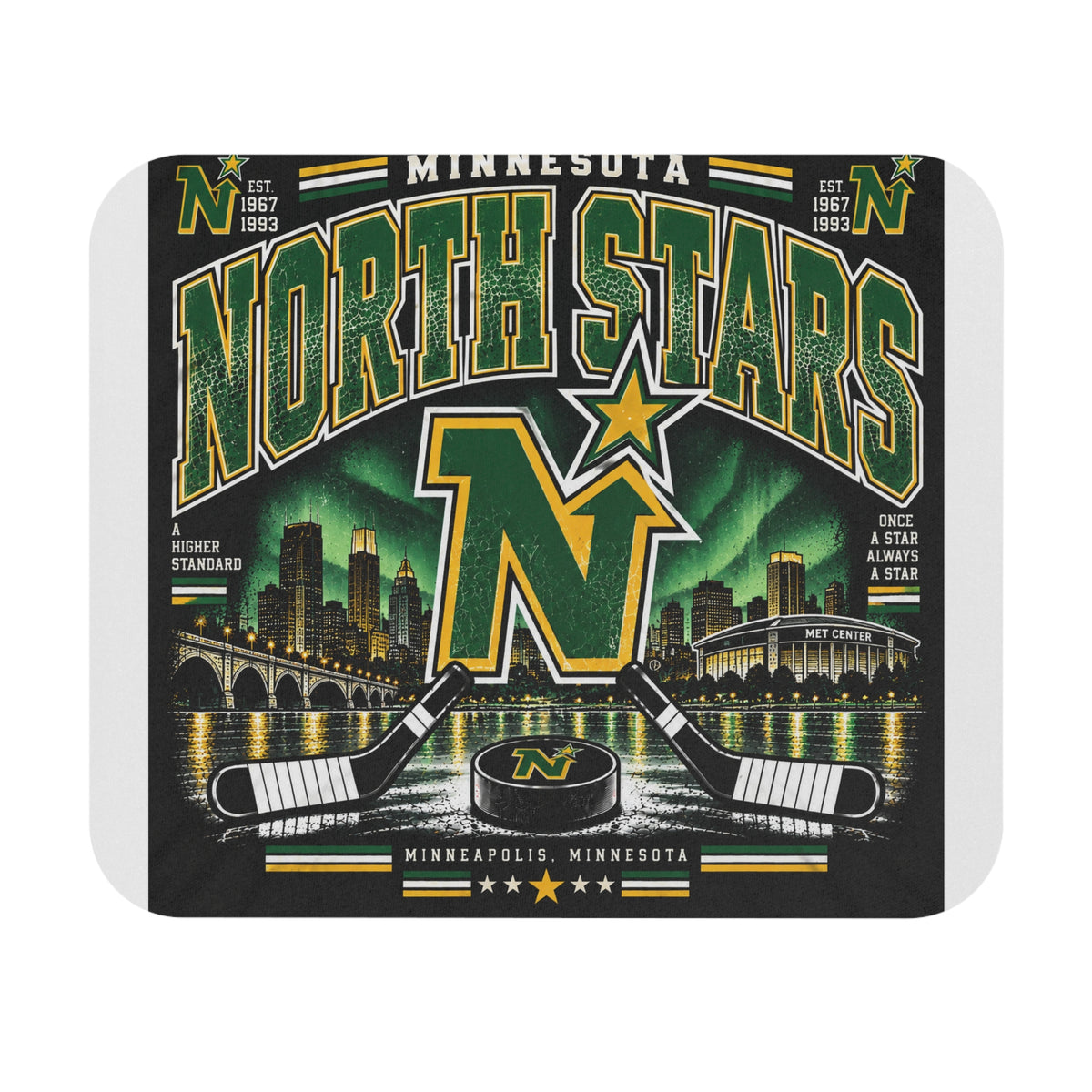 Minnesota North Stars Classic - Mouse Pad