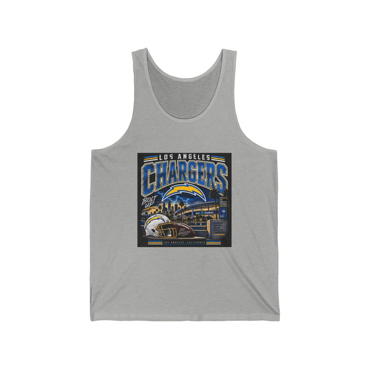 Los Angeles Chargers Bolt Up - Athletic Tank