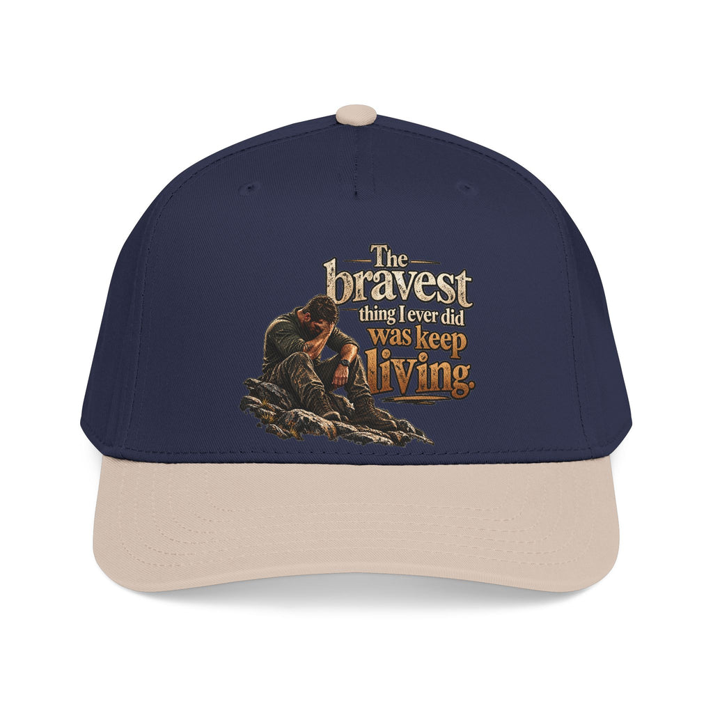 The Bravest Thing I Ever Did Was Keep Living - OTTO Baseball Hat