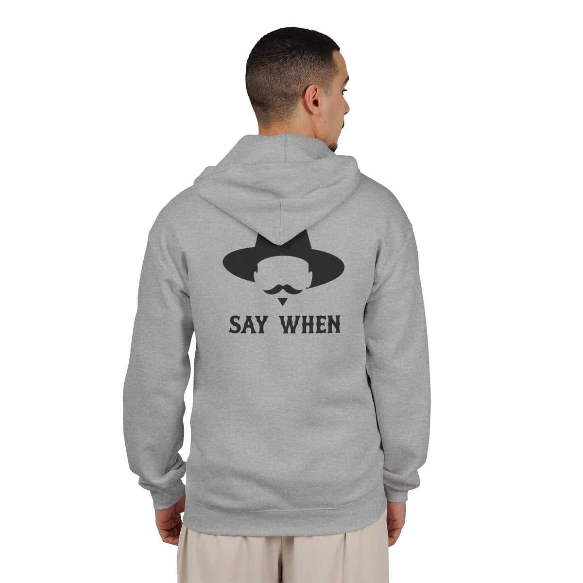 Say When Minimal - Full-Zip Hooded Sweatshirt