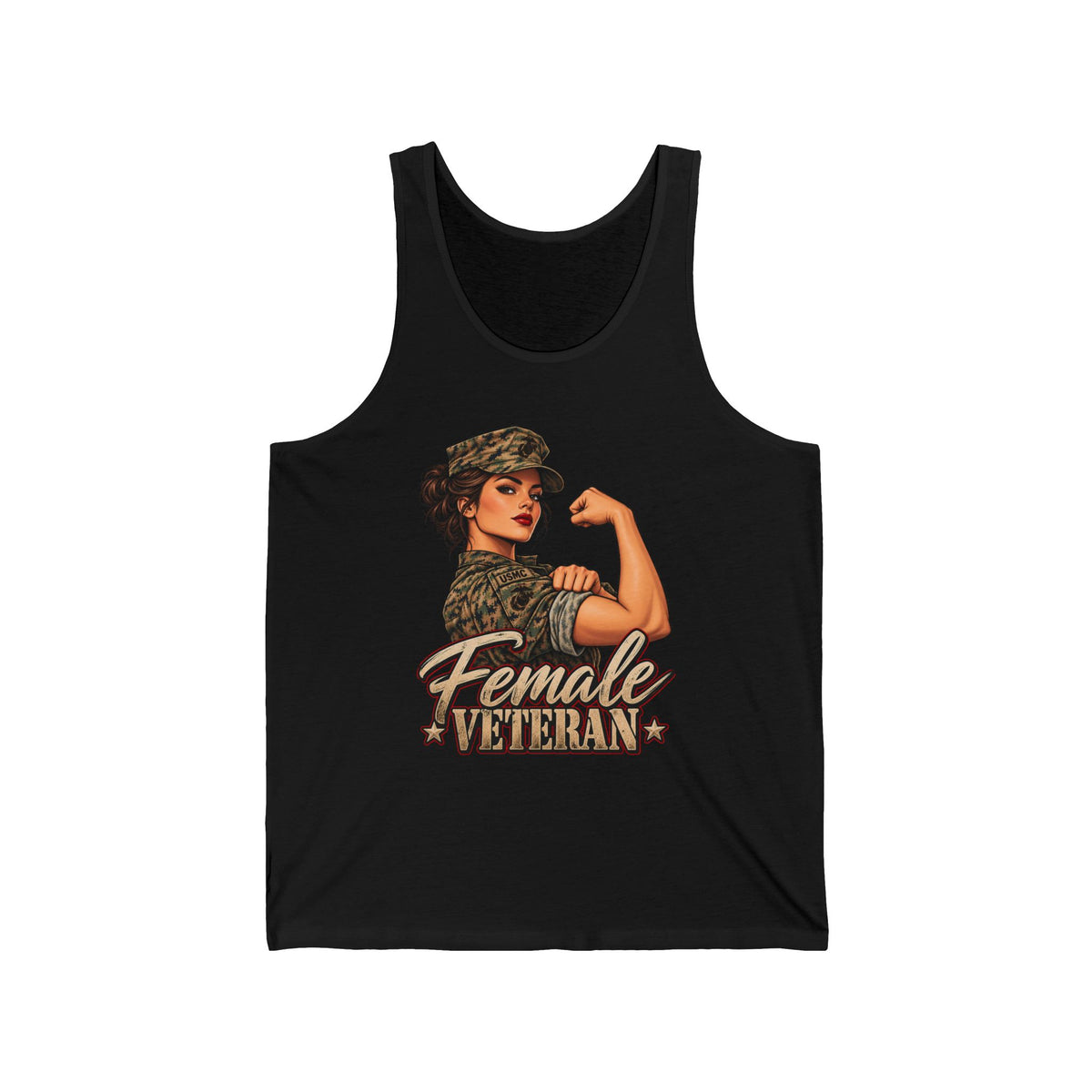 Female Veteran Pride - Athletic Tank