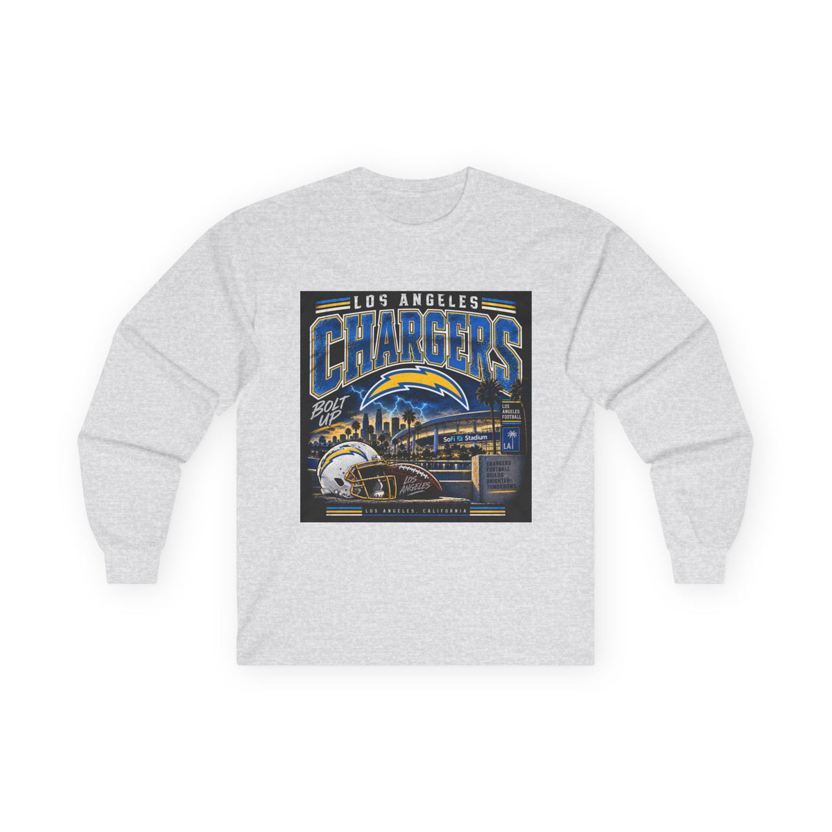 Los Angeles Chargers Bolt Up - Unisex Ultra Cotton Long Sleeve Tee