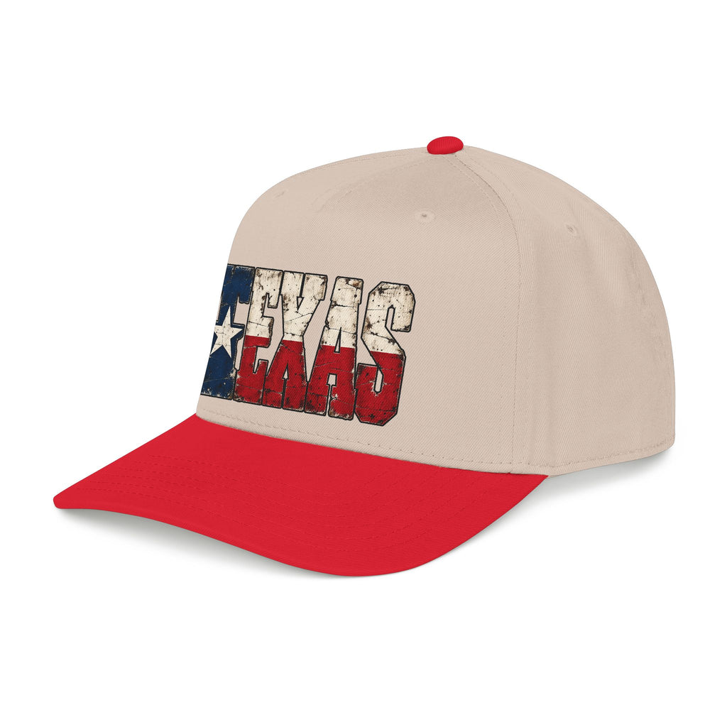Texas Flag Block Letters - OTTO Baseball Hat