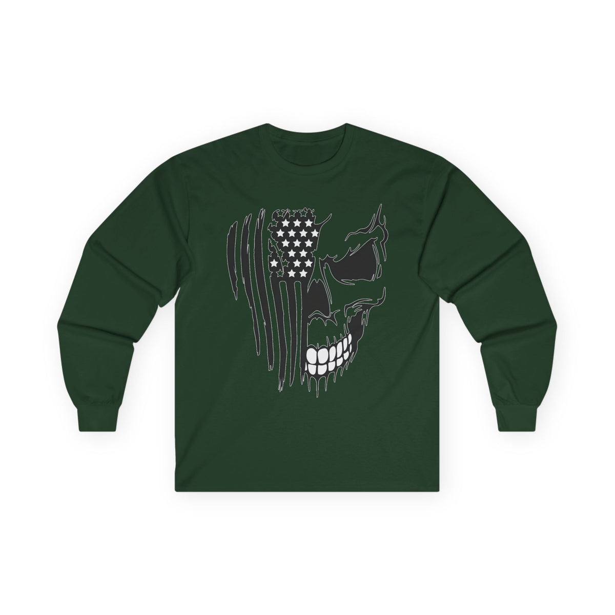 Stars, Stripes & Skulls - Unisex Ultra Cotton Long Sleeve Tee