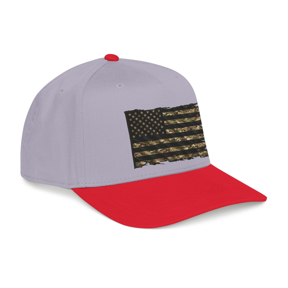Black and Multicam American Flag - OTTO Baseball Hat