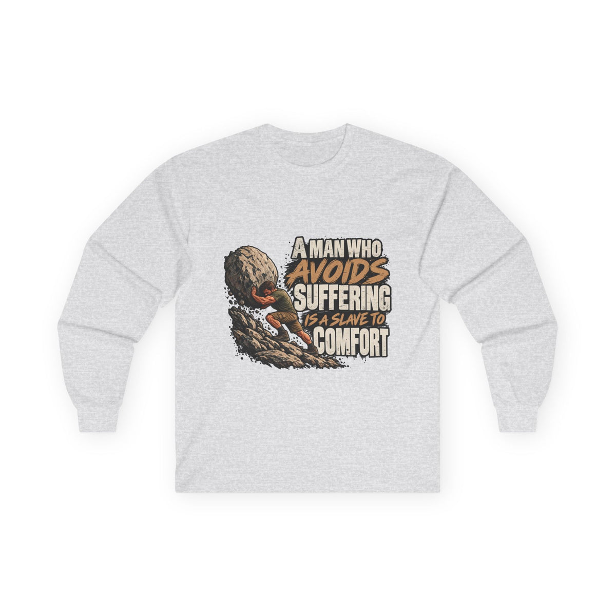 A Man Who Avoids Suffering - Unisex Ultra Cotton Long Sleeve Tee