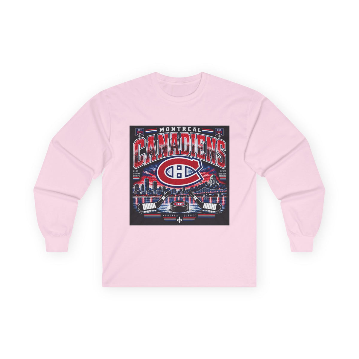 Montreal Canadiens Skyline - Unisex Ultra Cotton Long Sleeve Tee