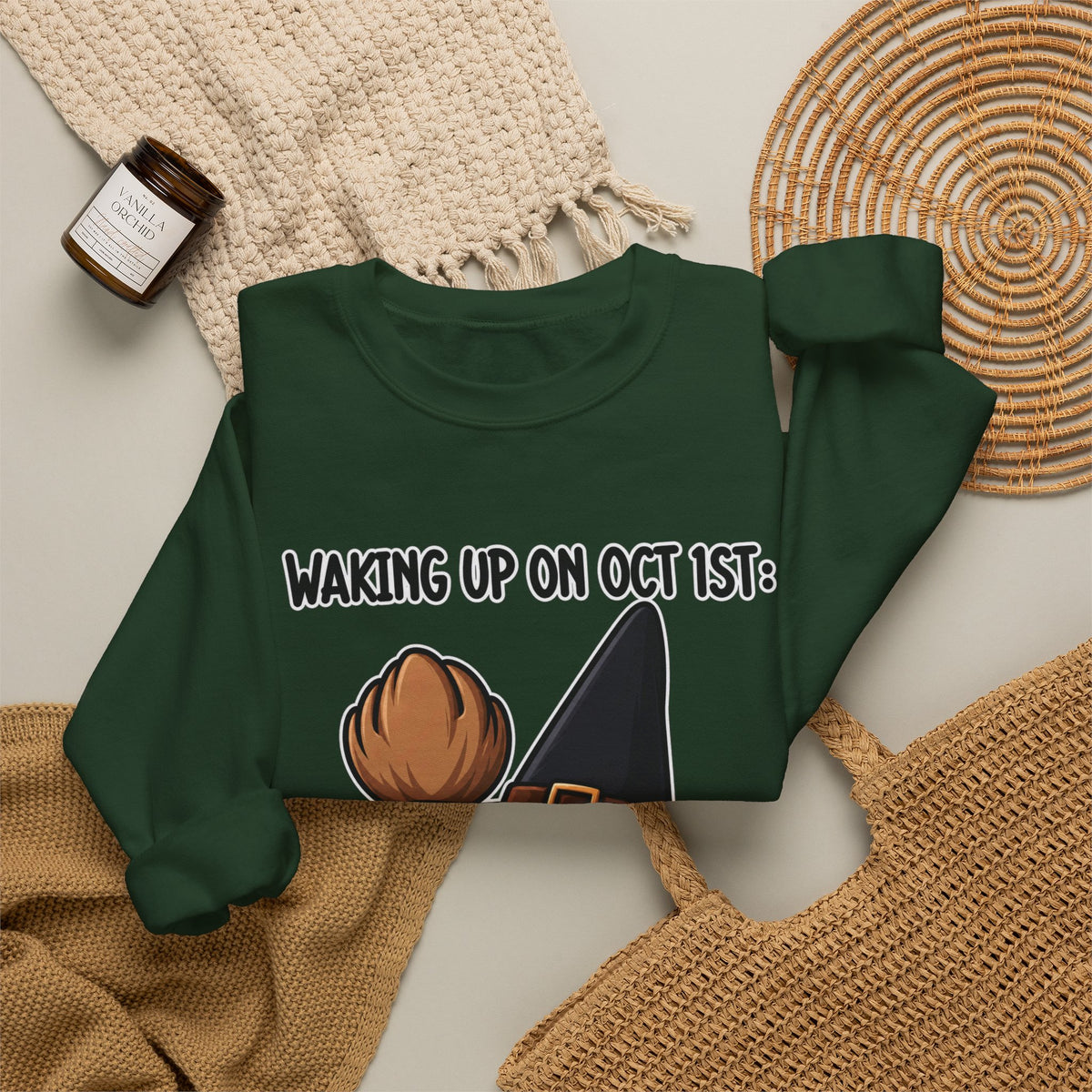 Waking Up On Oct 1st - Crewneck Sweatshirt