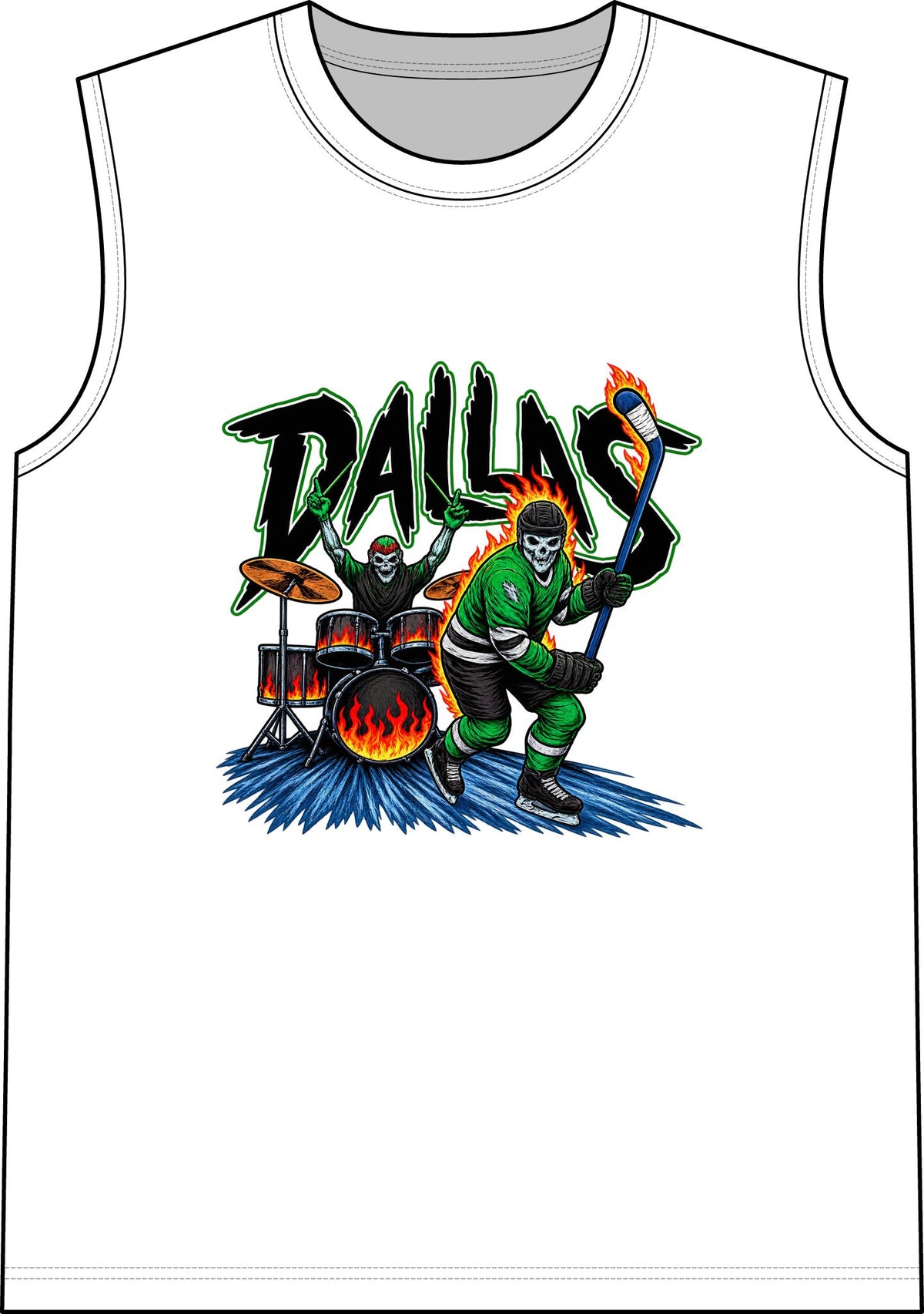 Dallas Stars Skeleton - Classic Tank