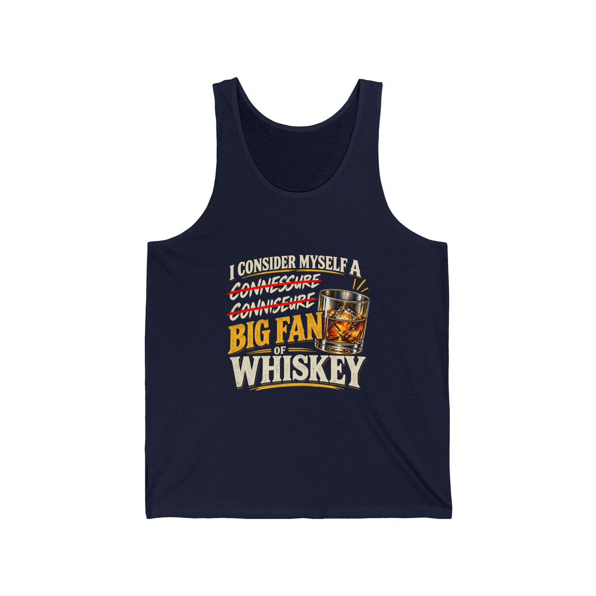 Big Fan of Whiskey - Athletic Tank