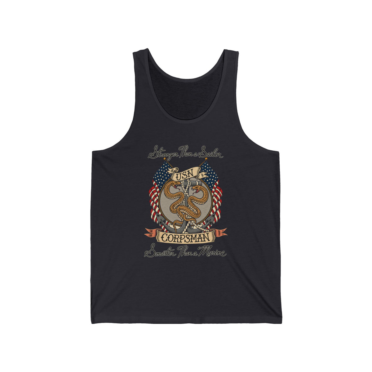 Corpsman Pride Crest - Athletic Tank