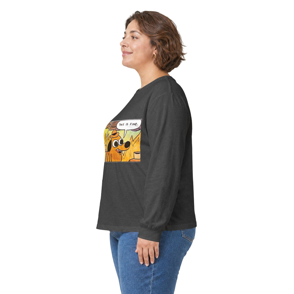 This Is Fine - Unisex Ultra Cotton Long Sleeve Tee
